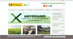 Desktop Screenshot of custodia-territorio.es