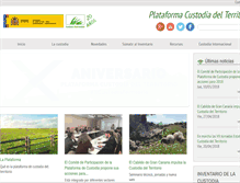 Tablet Screenshot of custodia-territorio.es